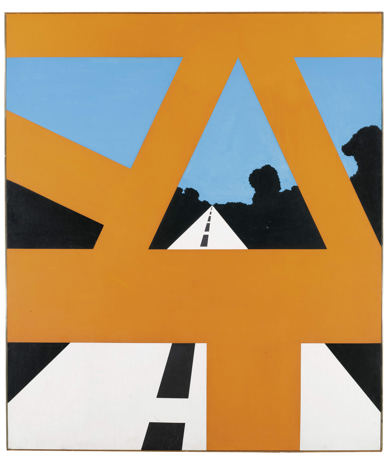 Allan D'Arcangelo, Overpass, 1964-65 ca.
