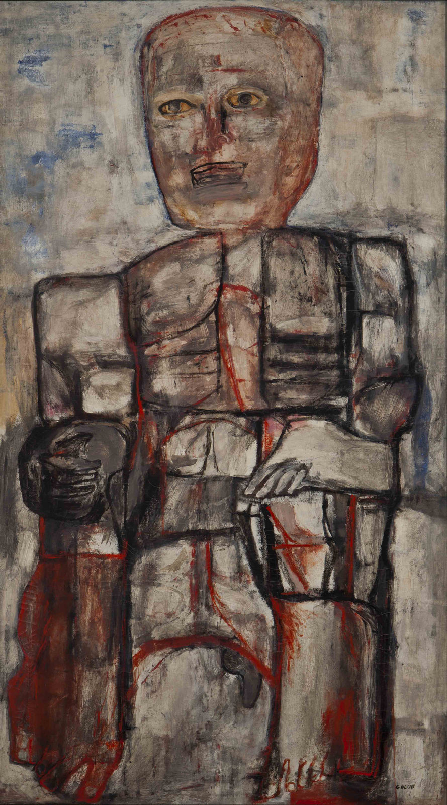 Leon Golub, Philosopher I, 1957