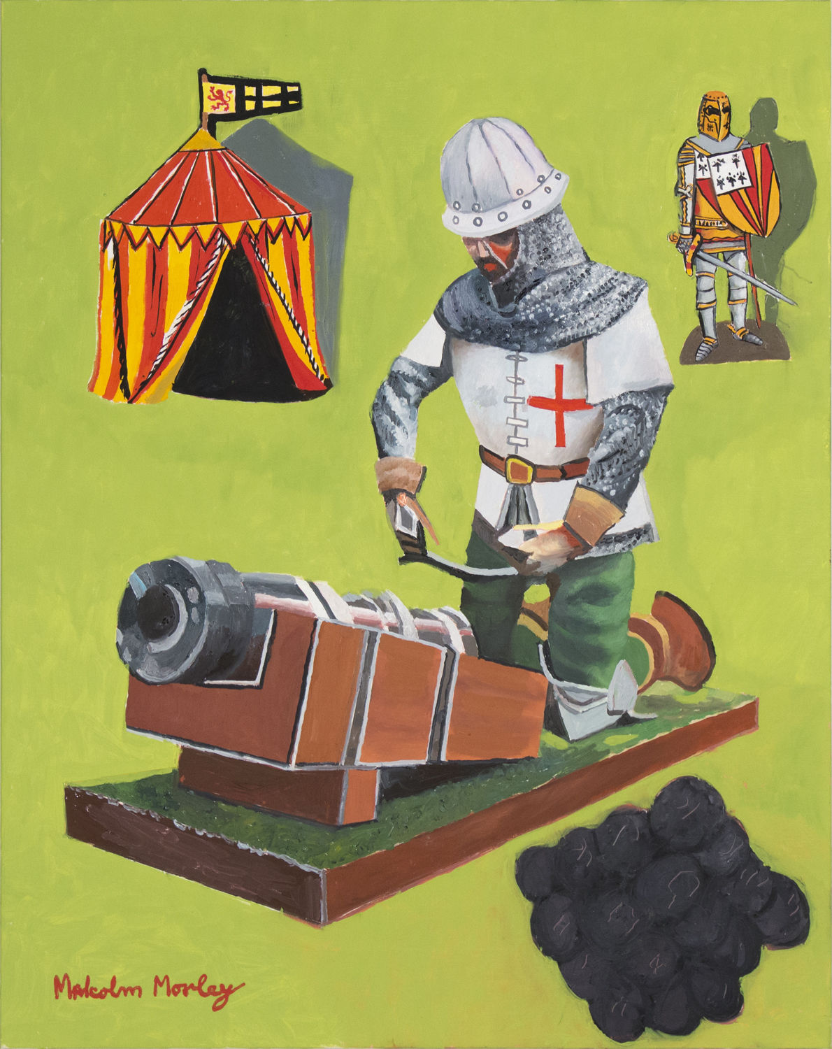 Malcolm Morley, English Bombardier, 2016