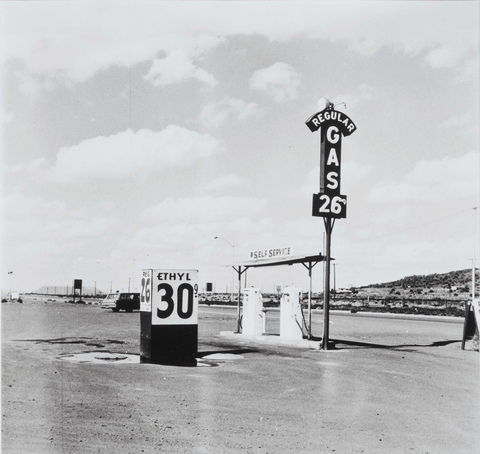 Ed Ruscha, Selected works (from 'Twenty-six Gasoline Stations'), 1962, printed 1989