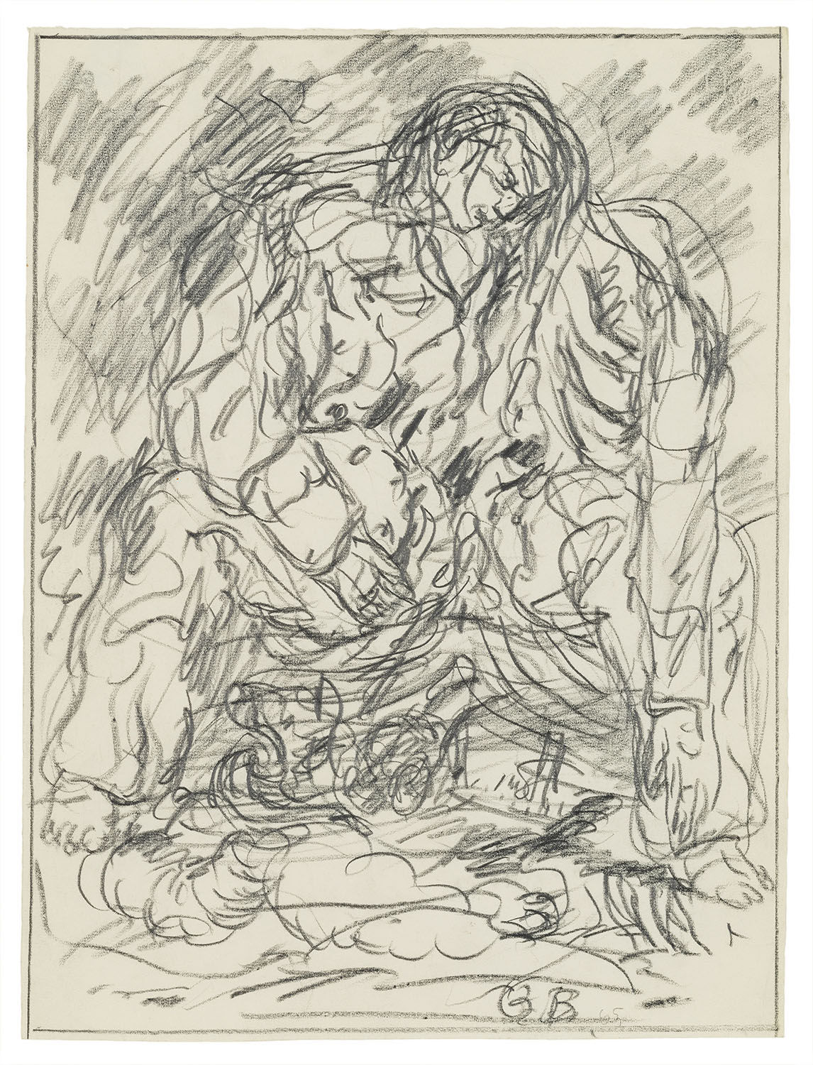 Georg Baselitz, Ohne Titel (Held) [Untitled (Hero)], 1965