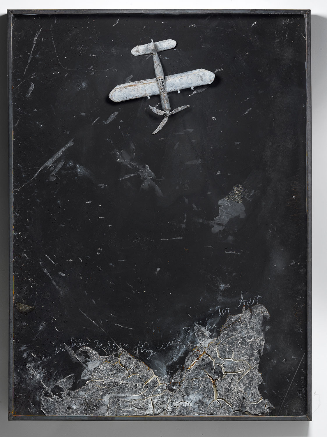 Anselm Kiefer, Aus dunklen Fichten flog ins Blau der Aar (From brooding pines, an eagle upward swept into the blue), 2007