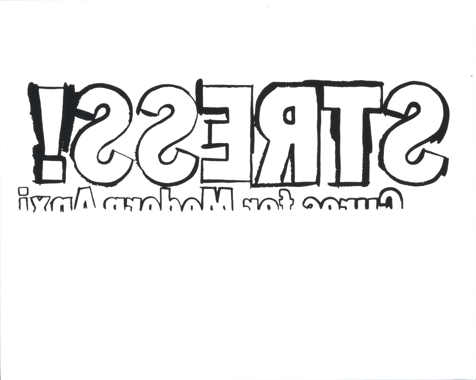 Andy Warhol, Stress!, 1985-1986