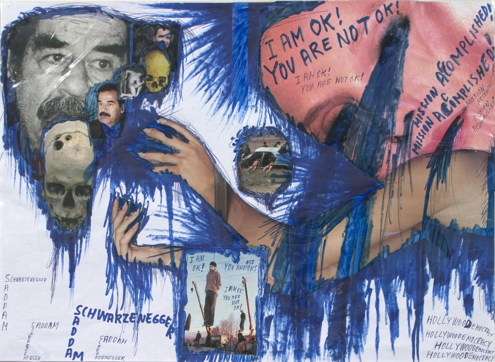 Thomas ﻿﻿﻿Hirschhorn, Saddam/Schwarzenegger, 2004