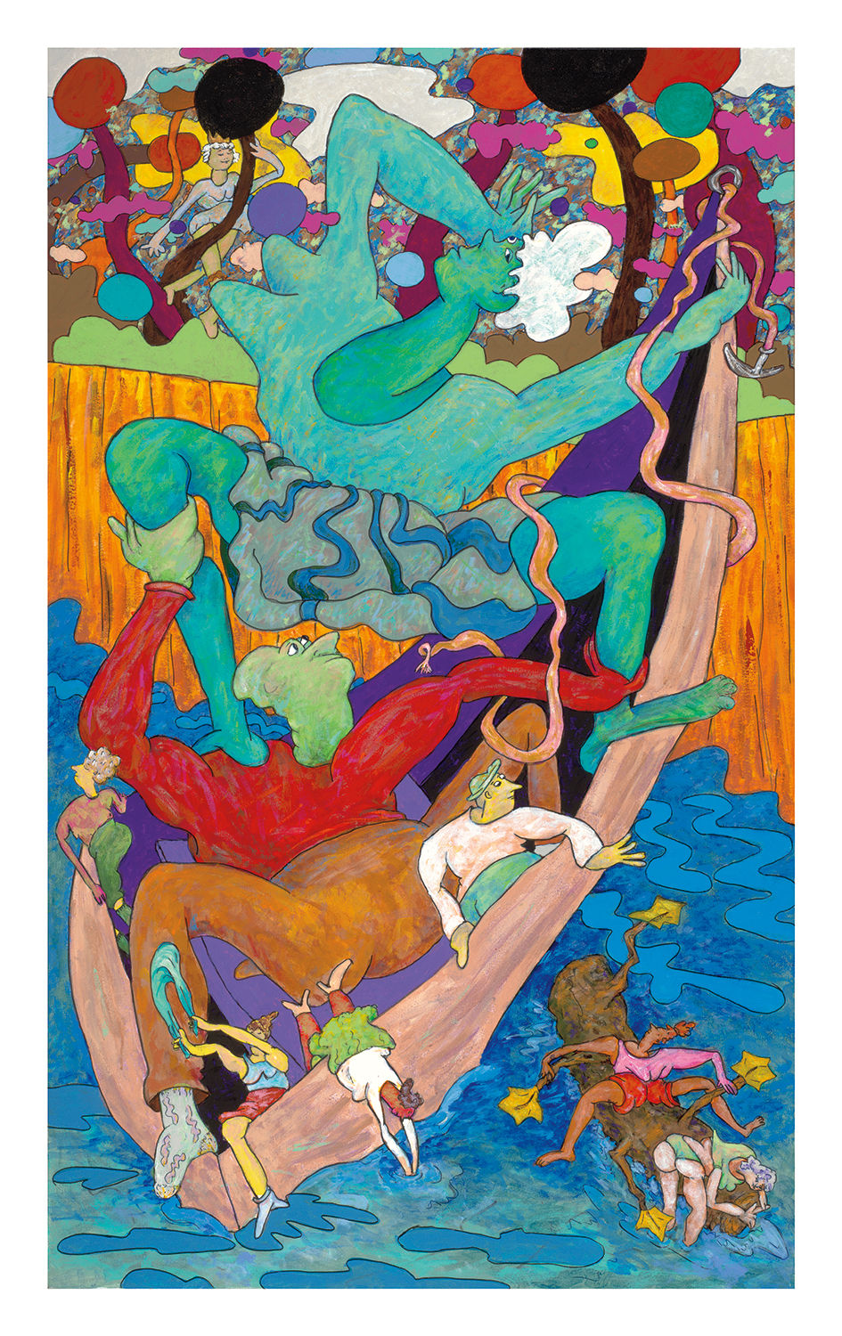 Gladys Nilsson, Boating, 2018