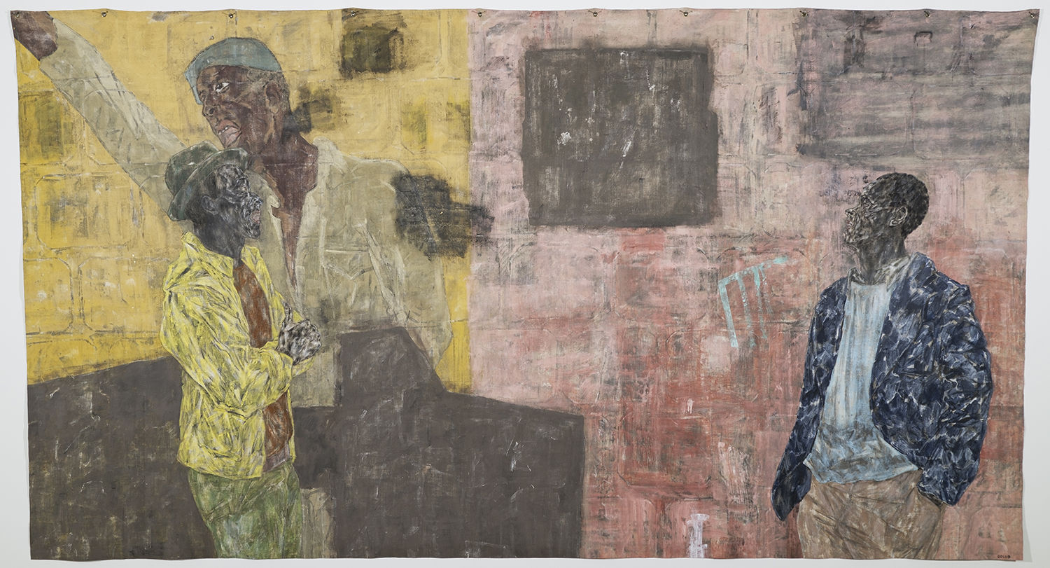 Leon Golub, The Conversation, 1990