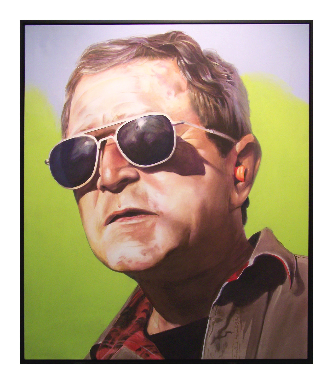 Andrew Lenaghan, Portrait of GWB, 2004