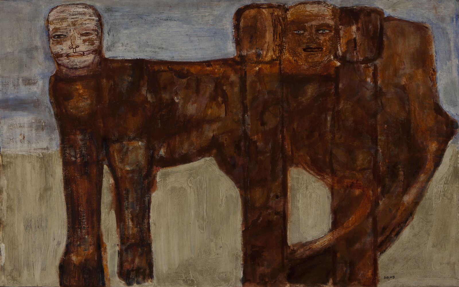 Leon Golub, The Ischian Sphinx, 1956