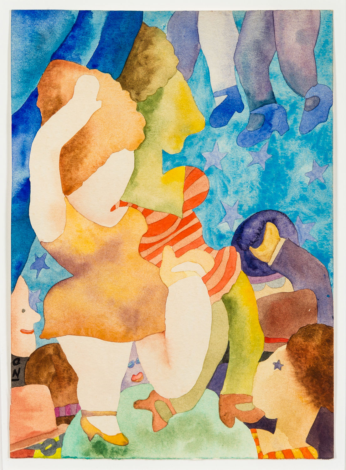 Gladys Nilsson, Nightclub Scene, c. 1966-69