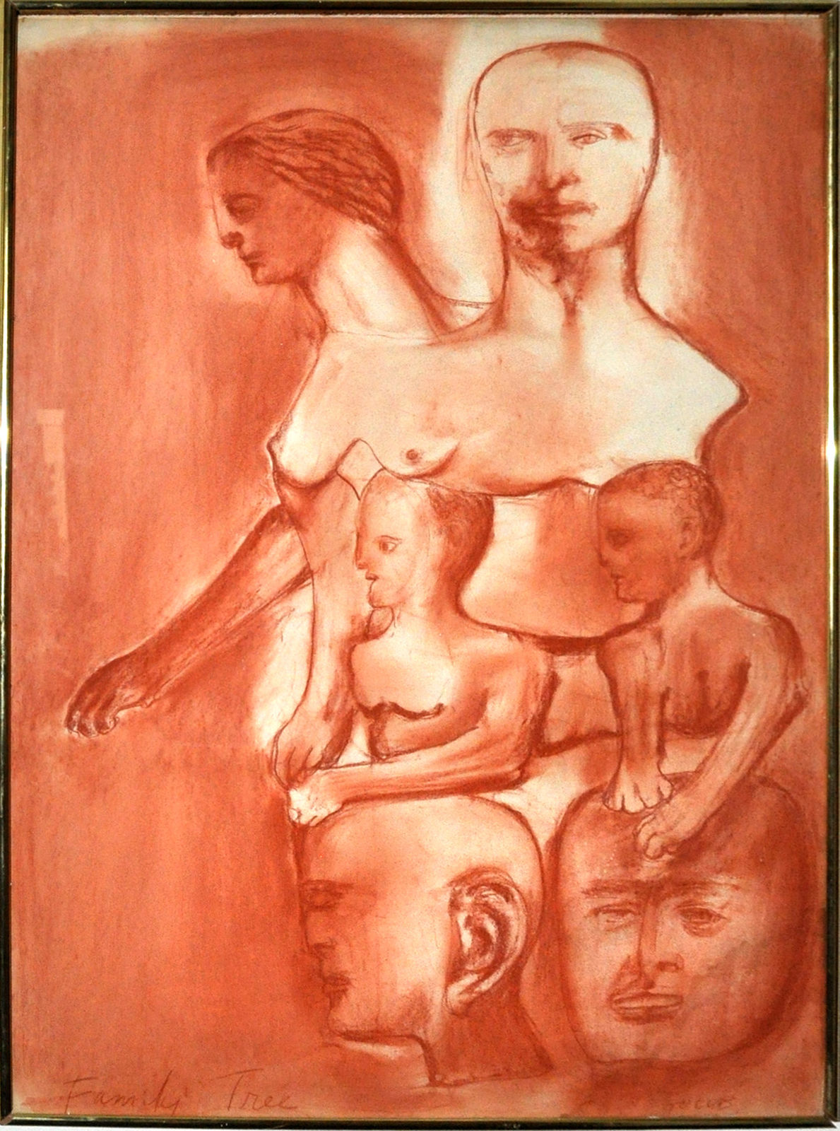Leon Golub, Family Tree, 1958