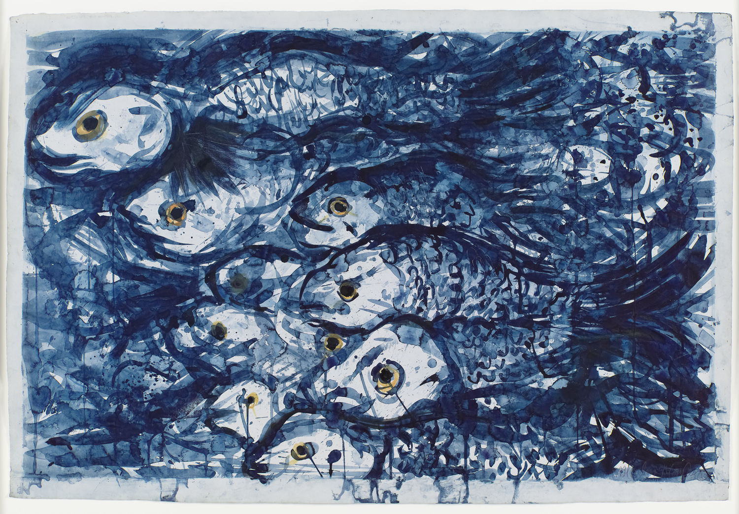 Malcolm Morley, Blue Fish, 1981