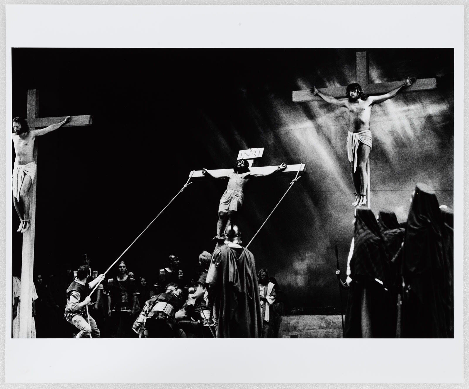 Helmut Newton, Christ on the Cross, 1990