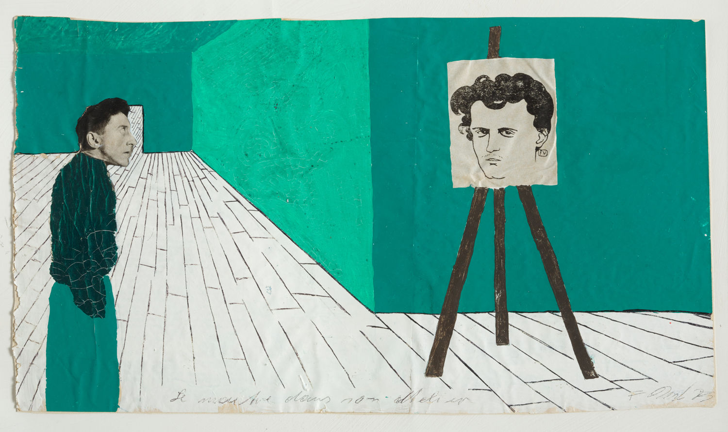 Franz West, Le maître dans son atelier, 1983