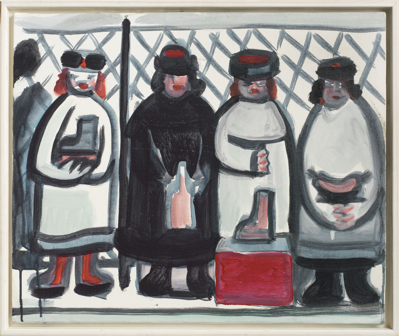 Karl-Horst Hödicke, Kleiner Polenmarkt, 1989