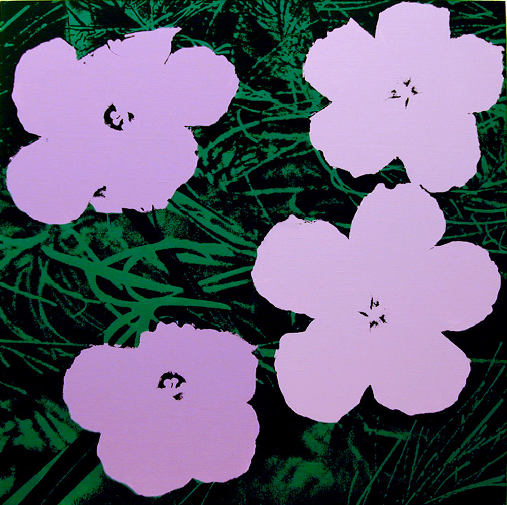 Elaine Sturtevant, Warhol Four Foot Flowers, 1969-70