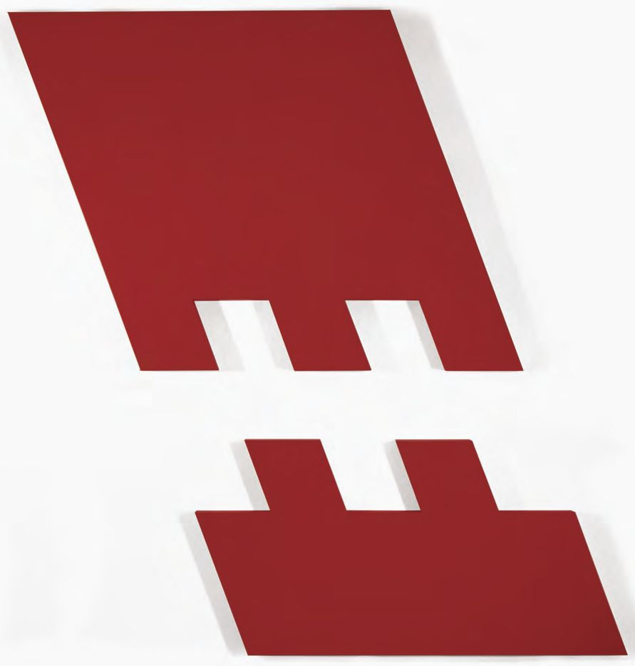 Ronald Davis, Large Red, 1965