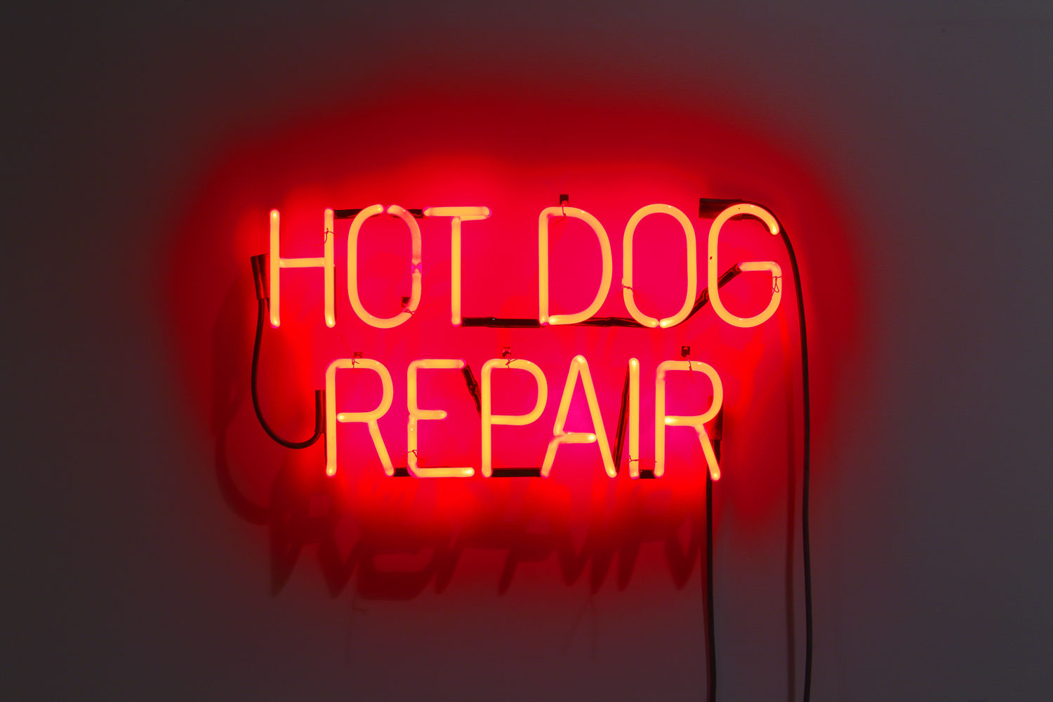 David Shrigley, Hot Dog Repair, 2013