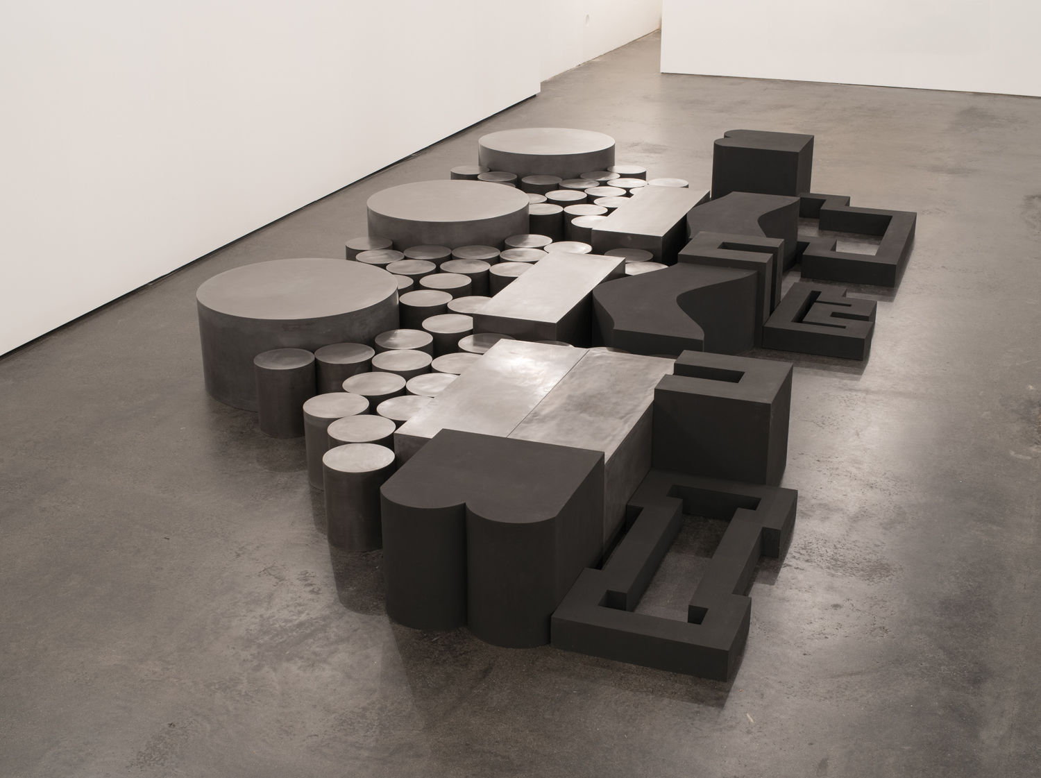 Barry Le Va, Bunker Coagulation (Pushed from the Right), 1995/2005