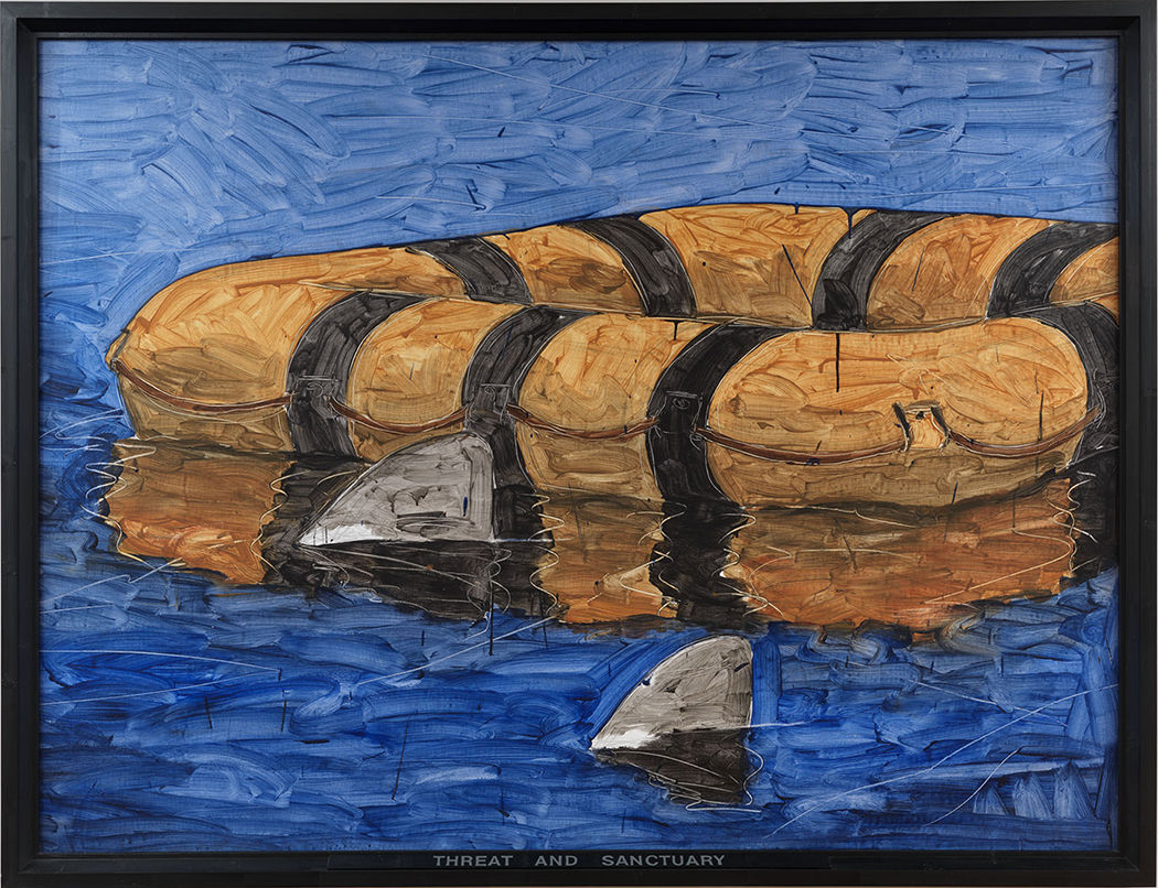 Neil Jenney, Threat and Sanctuary, 1969