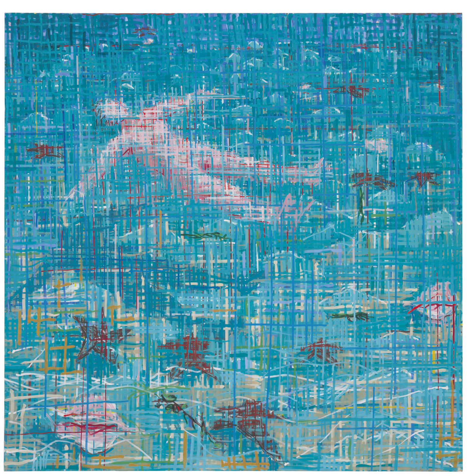 Jennifer Bartlett, Woman Floating, 1997