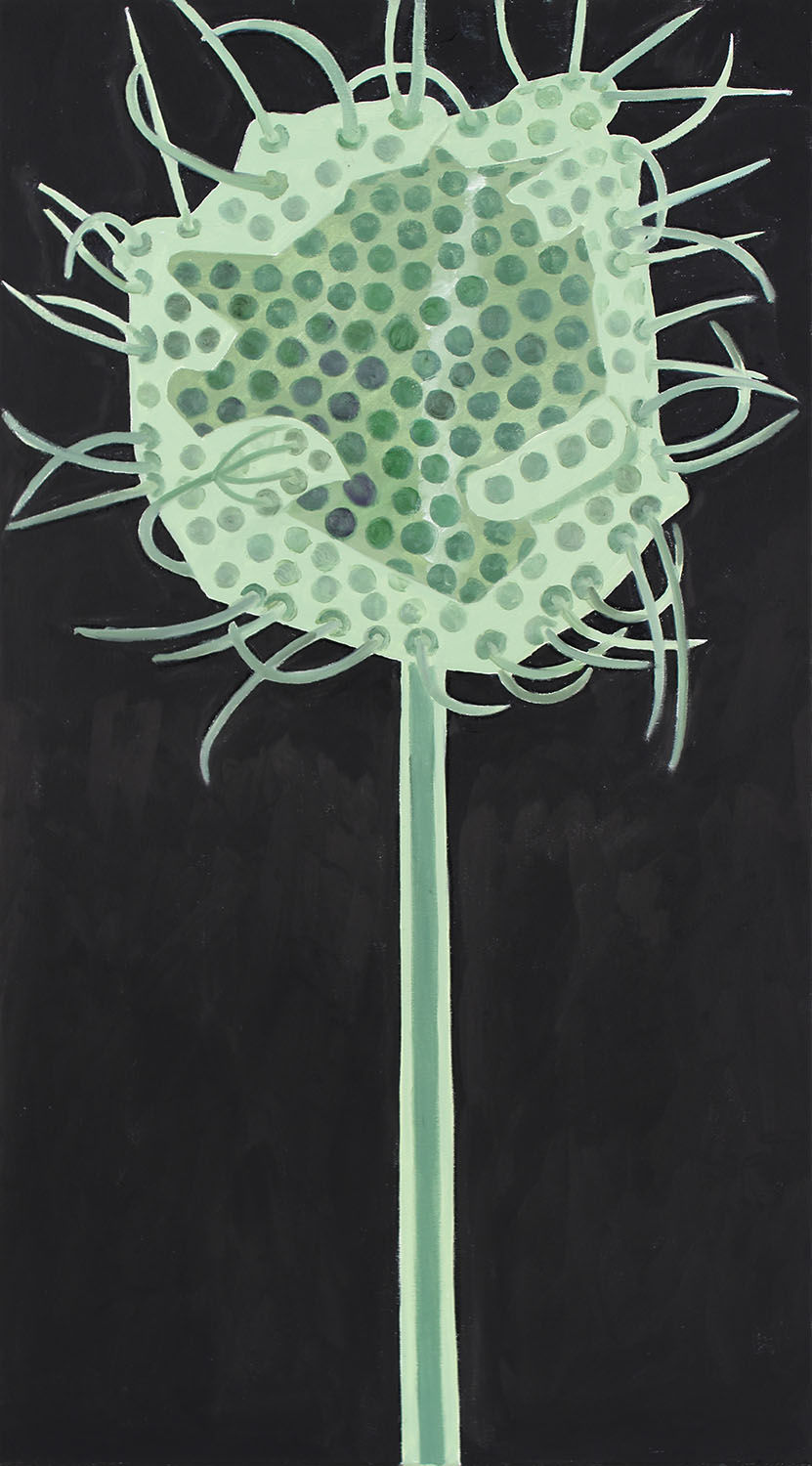 Lois Dodd, Queen Anne's Lace, 2017