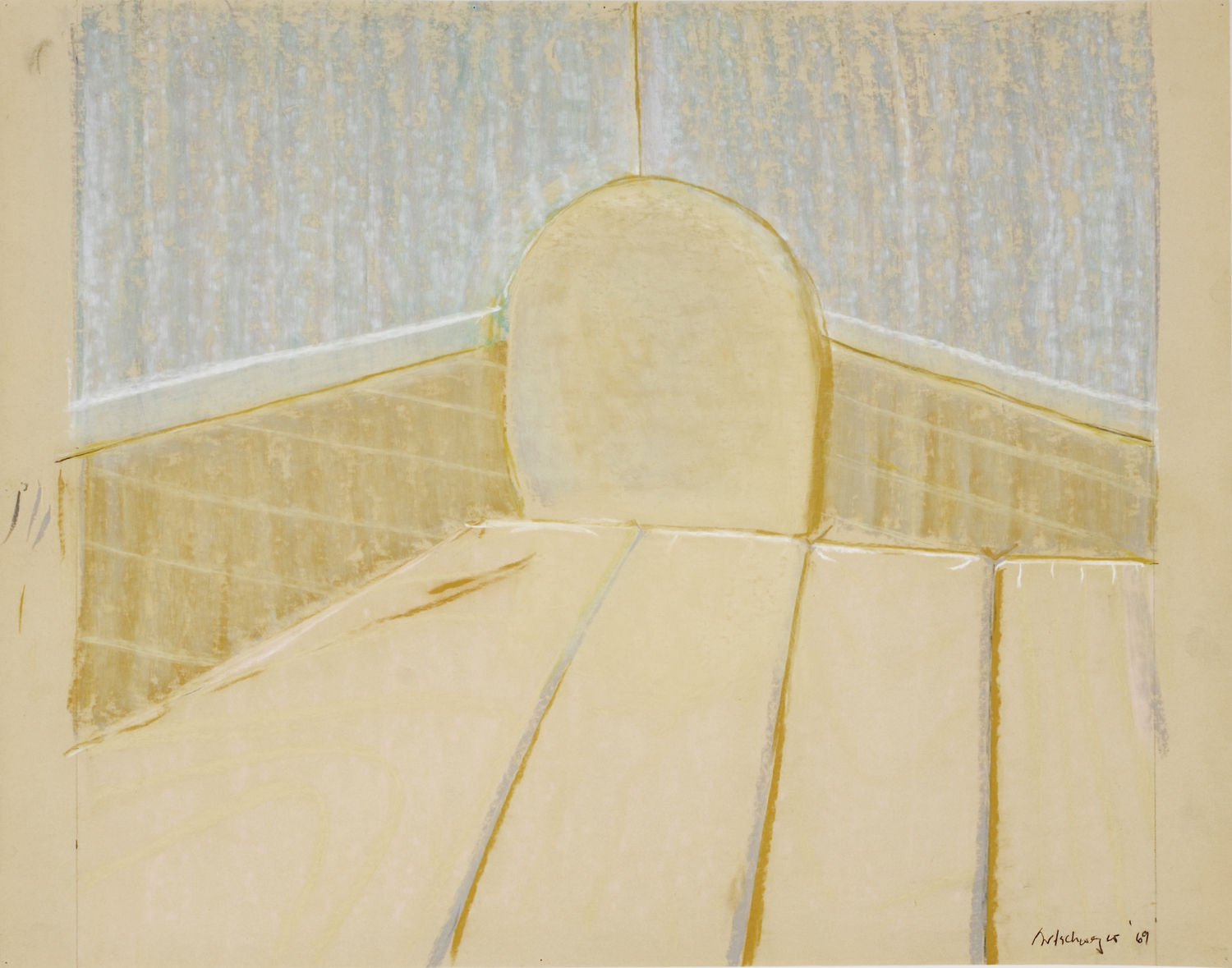 Richard Artschwager, Chair and Table, 1969