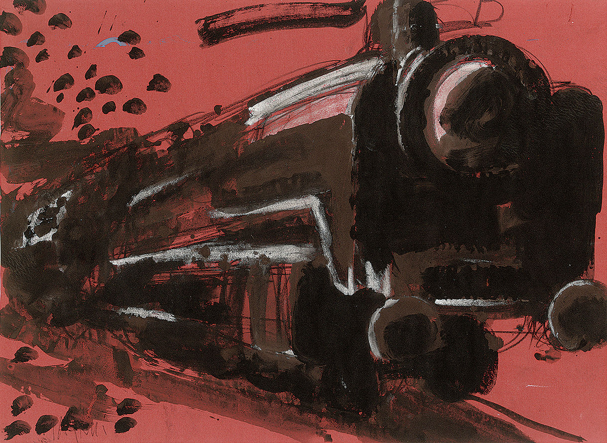 Markus Lüpertz, Lokomotive, 1966-67