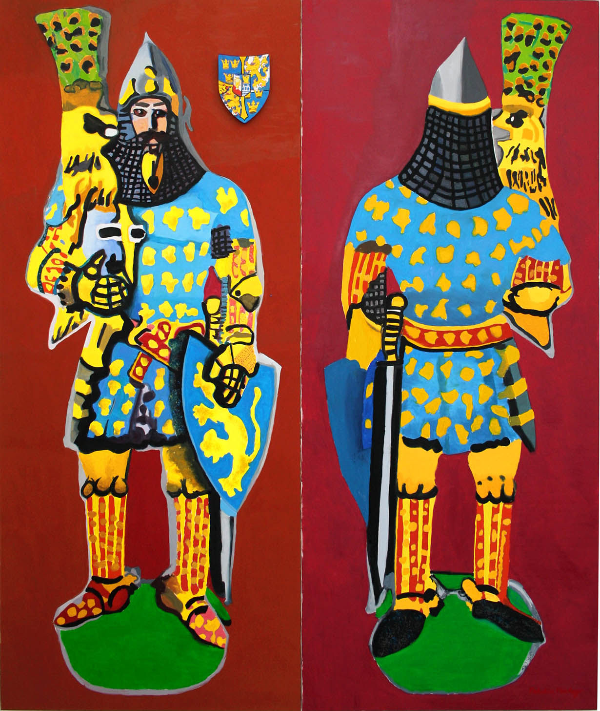 Malcolm Morley, Knight 2, 2016