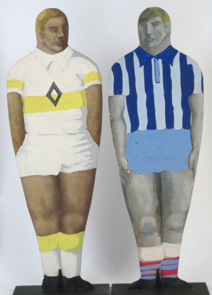 Konrad Lueg, Ohne Titel (Zwei Fußballer), 1964 ca.