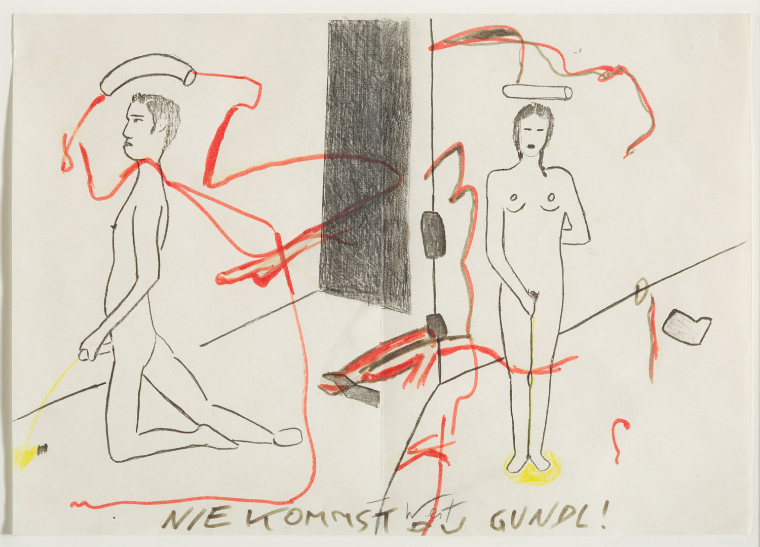 Franz West, Nie kommst Du Gundl!, 1974