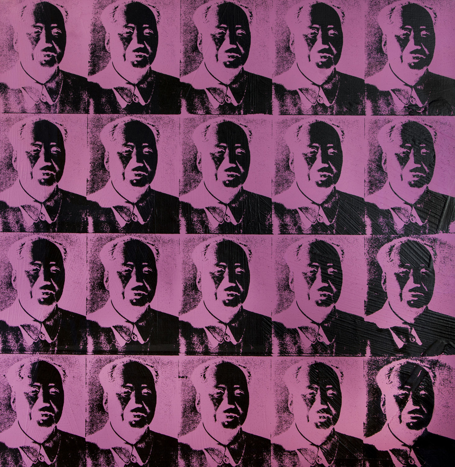 Andy Warhol, Twenty Fuchsia Maos, 1979