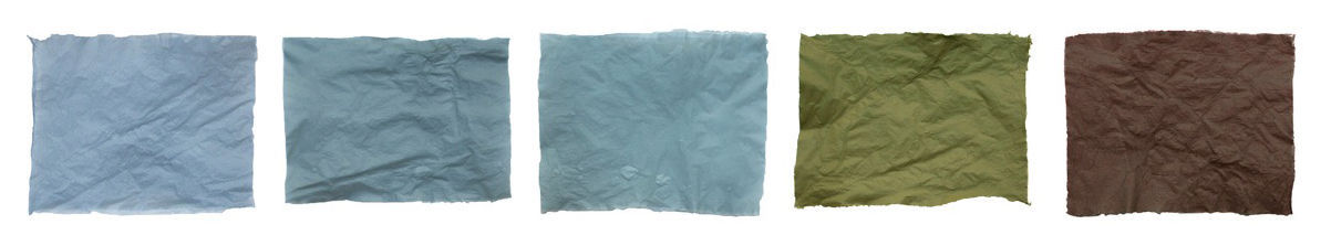 Spencer Finch, The River That Flows Both Ways (Hudson River, June 12, 2008; Early Morning Effect 9:20 am, Late Morning Effect 11:29 am, Noon Effect 12:10 pm, Afternoon Effect 3:54 pm, Evening Effect 7:08 pm), 2011