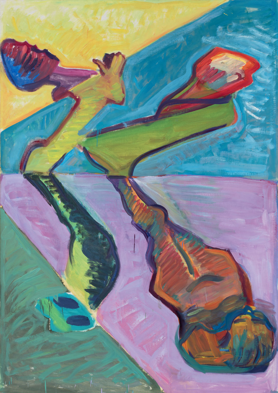 Maria Lassnig, Spiegelbilder, 1987