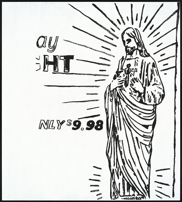 Andy Warhol, Christ $9.98 (positive), 1985-86