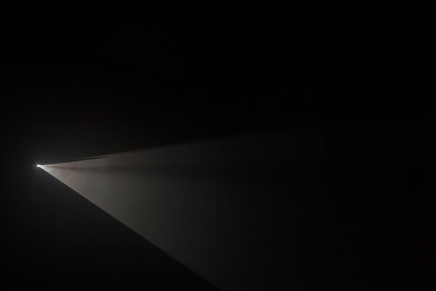Anthony McCall, Line Describing a Cone, 1973