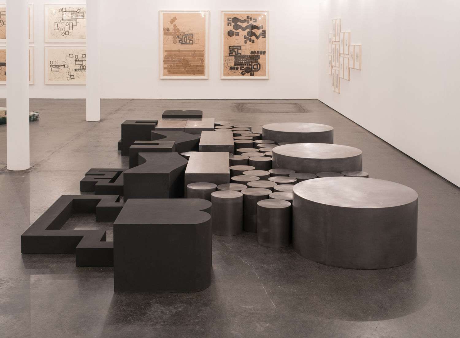 Barry Le Va, Bunker Coagulation (Pushed from the Right), 1995/2005