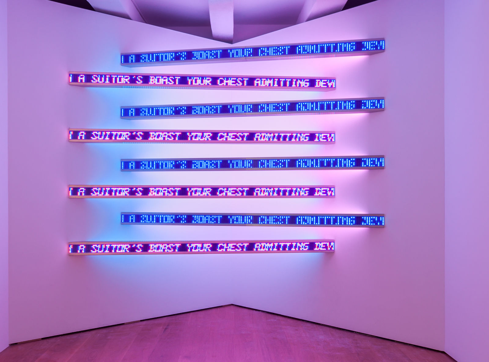 Jenny Holzer, Striped Cross, 2008