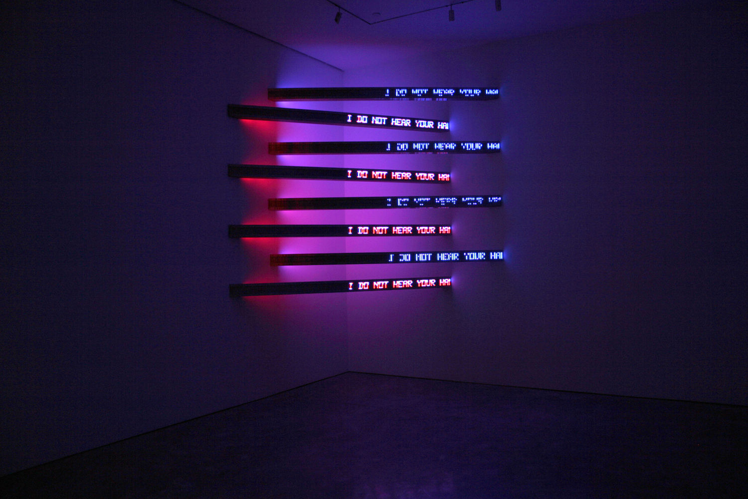 Jenny Holzer, Striped Cross, 2008
