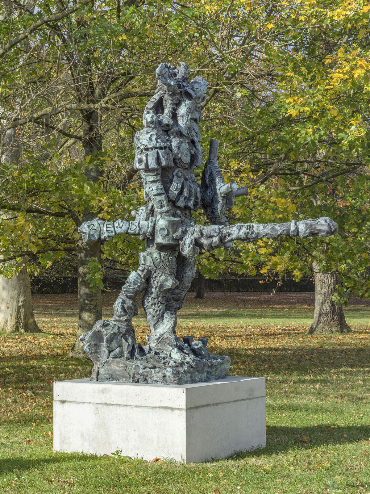 Jonathan Meese, DER KÄMPFER de LARGE (Der Zeushagen von Troja de NEUTRAL), 2008