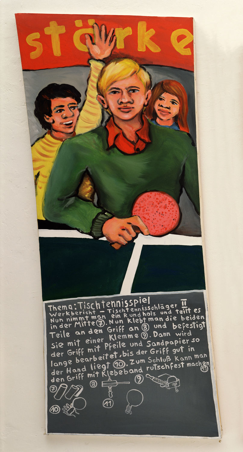 Jörg Immendorff, Tischtennisobjekt (Ping-Pong Object), 1972