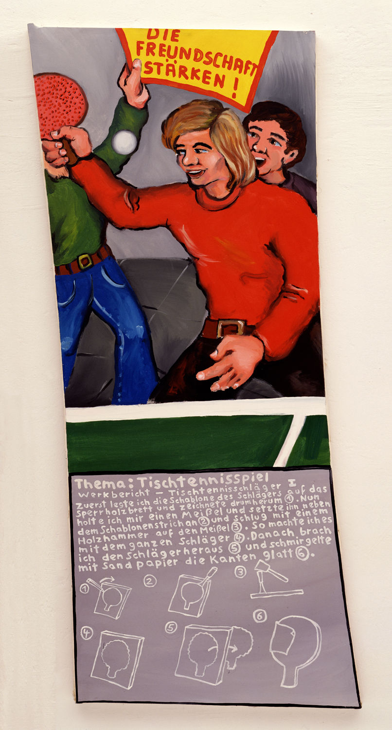 Jörg Immendorff, Tischtennisobjekt (Ping-Pong Object), 1972