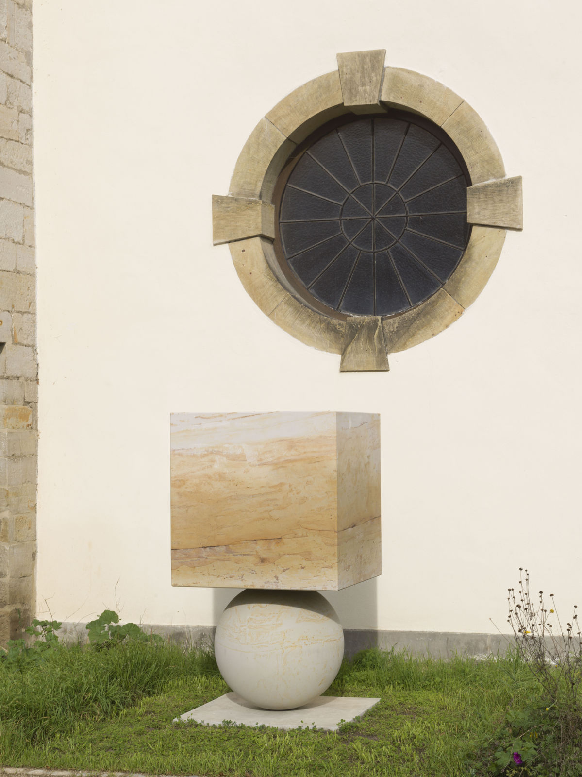 Kris Martin, Good Luck (seeberg sandstone), 2023