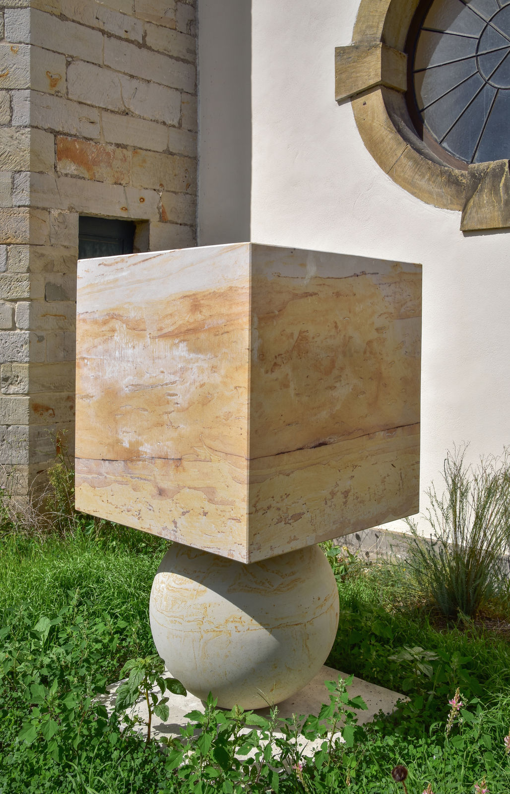 Kris Martin, Good Luck (seeberg sandstone), 2023