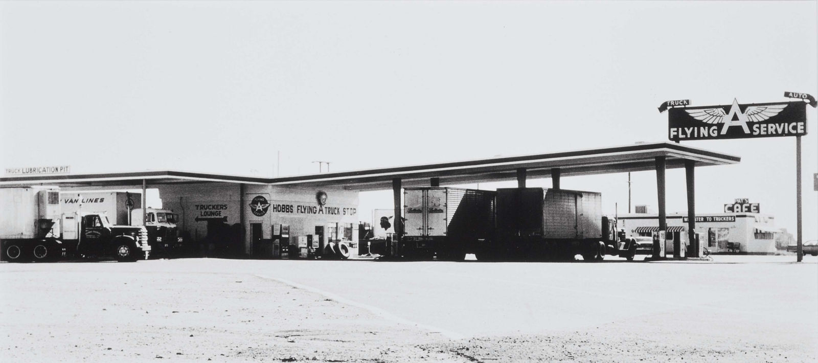 Ed Ruscha, Selected works (from 'Twenty-six Gasoline Stations'), 1962, printed 1989