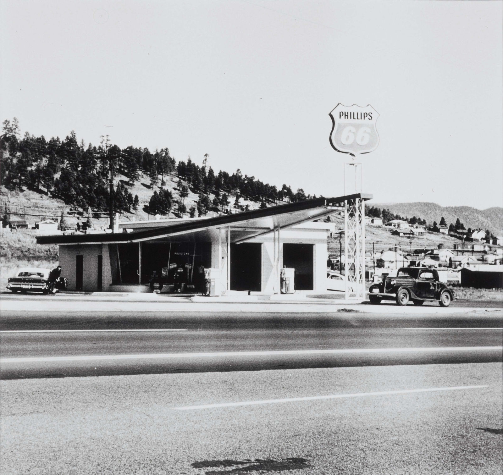 Ed Ruscha, Selected works (from 'Twenty-six Gasoline Stations'), 1962, printed 1989