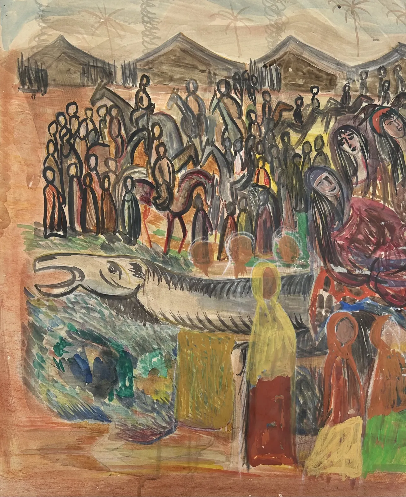 Brahim Dahak, Fête, 1960