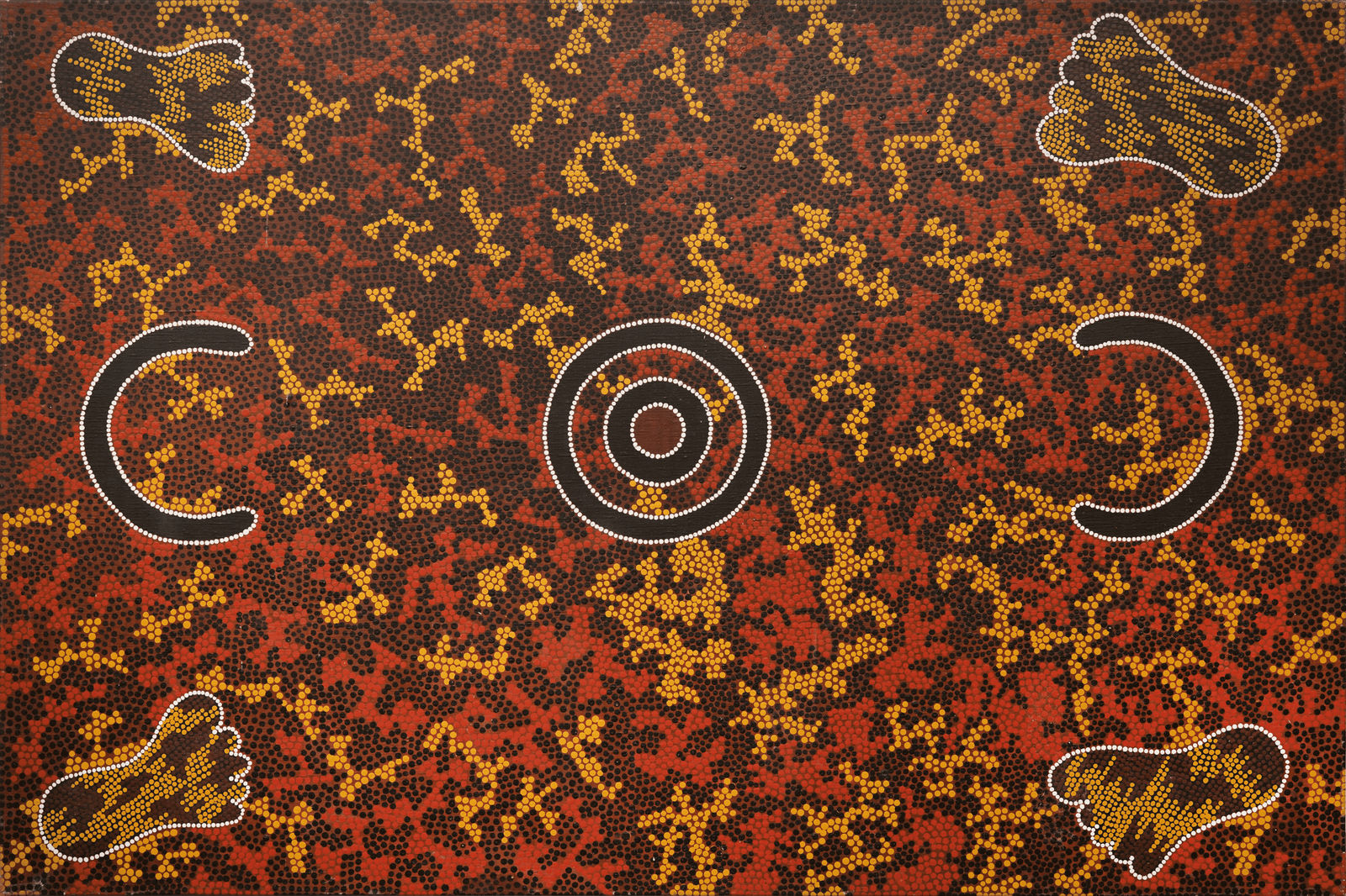 Sue and Molly Napangardi, Women's Ceremony, 1989