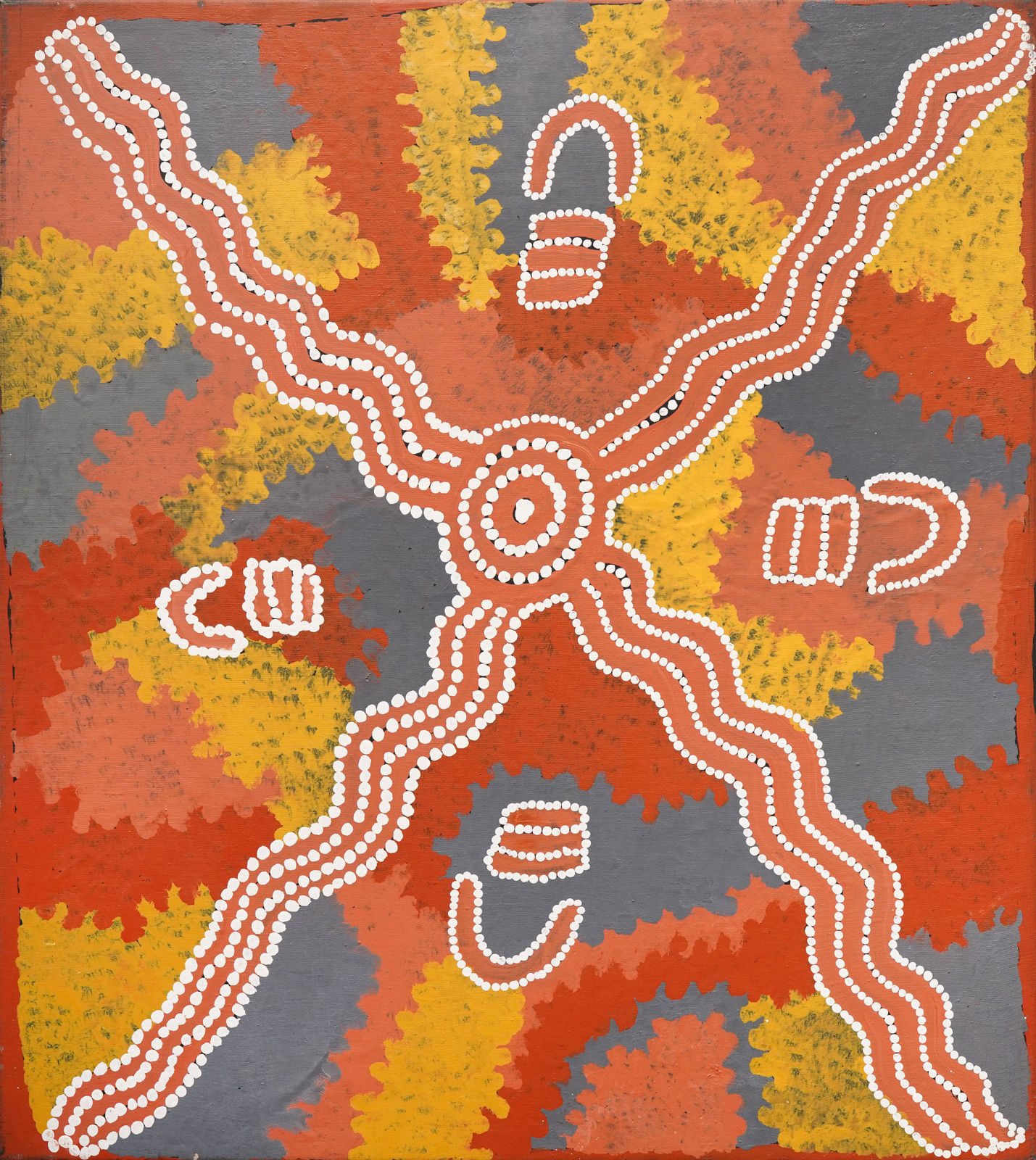 Charlie Egalie Tjapaltjarri, Water Dreaming, 1994
