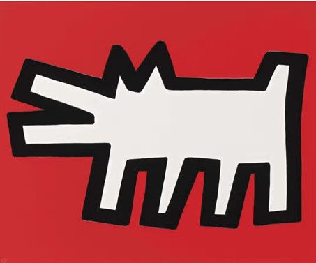 Keith Haring, Barking Dog , 1990