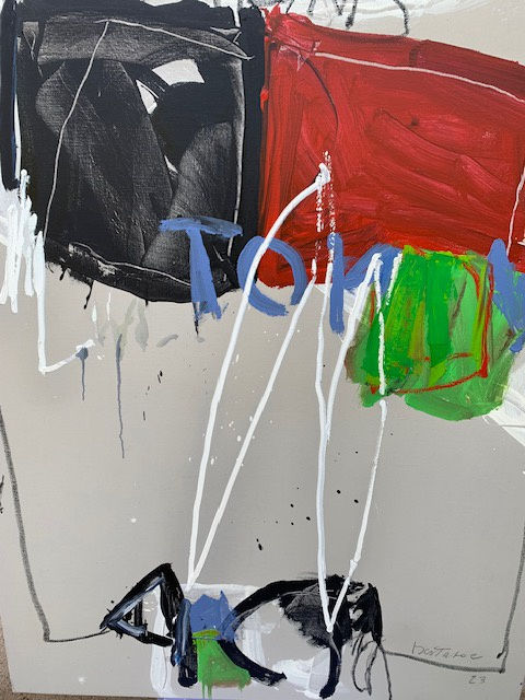 Michèle Destarac, Grand pataquès III Huile sur toile